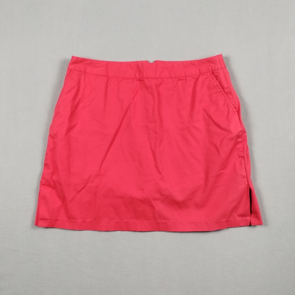 Adidas Stretch Skort Golf Skirt Built In Shorts Side Pockets Size 14